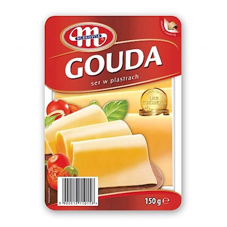 150g Mlekovita Käse Gouda in Scheiben // Сыр Гоуда нарезка