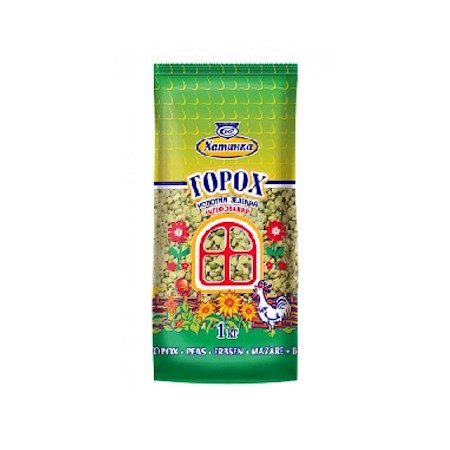 1kg Hatinka Erbsen Hälfte grün // Горох колотый желтый зеленый