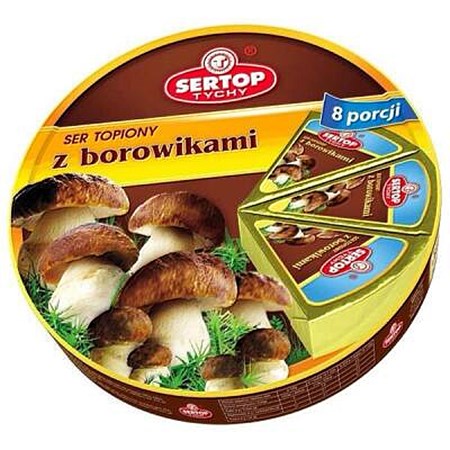 140g Sertop Schmelzkäse mit Steinpilzen // Сыр плавленый с боровиками