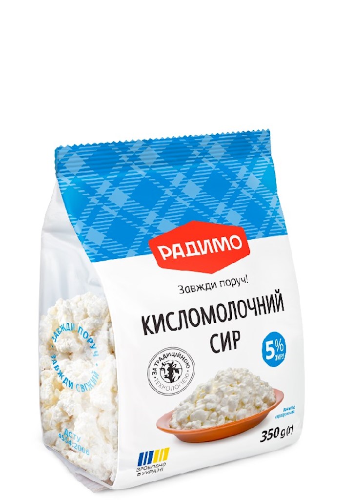 350g Radimo Frischkäse 5% Fett // Творог, зернистый 5% жира