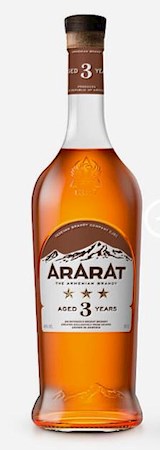 0,5L ARARAT Brandy 3* alc. 40% // Арарат бренди 3 летний 40°