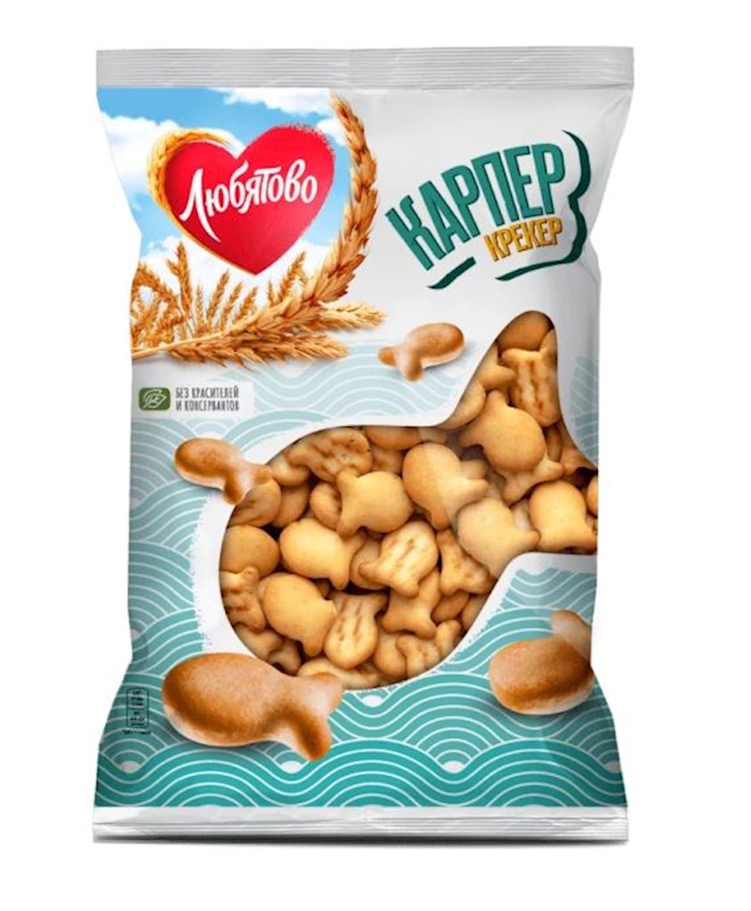 300g Lyubyatovo Cracker Karper // Печенье Крекер Карпер