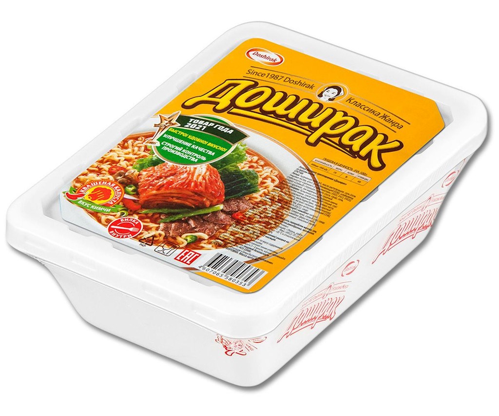 90g Doshirak Instant Nudeln mit Kimchi Geschmack // Лапша со вкусом кимчи