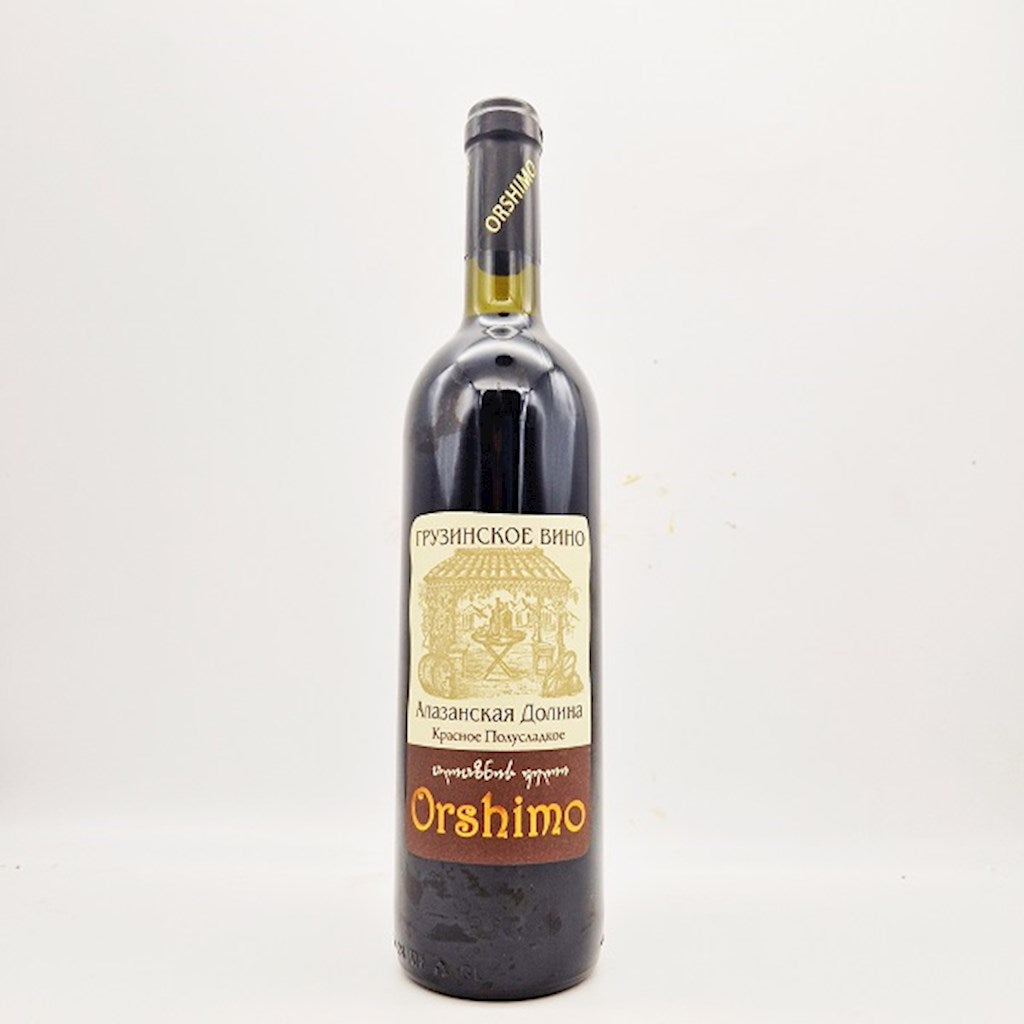 0,75 L Orshimo Wein Alazani Valley rot lieblich alc.11% // Вино "Алзанская Долина" красное полусладкое