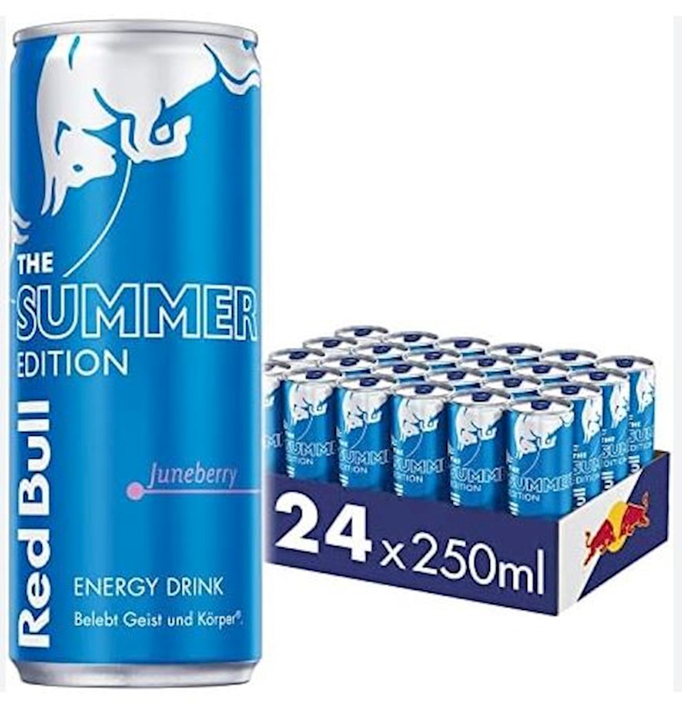 250ml Red Bull Energy Drink Blue Edition Juneberry // Red Bull Энергетический напиток Можжевельник