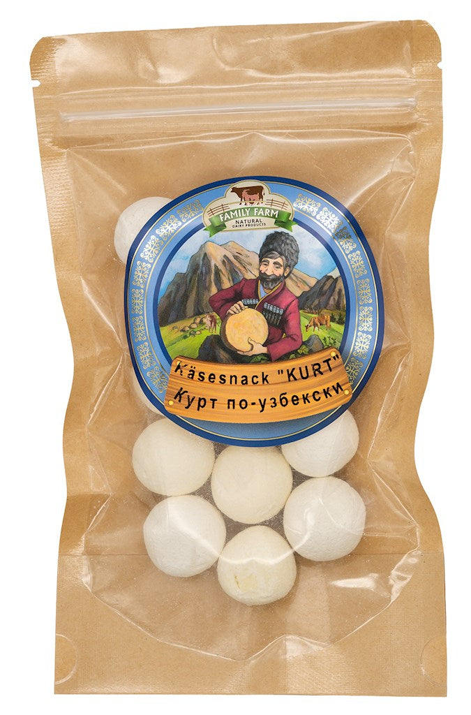 100g Kurt Käse Snack Usbekische Art // Kurt Сырная закуска
