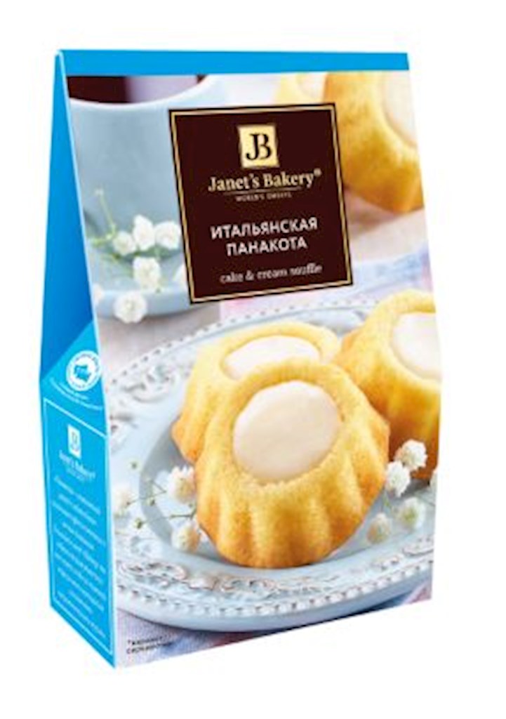 142g Janet’s Bakery Italienisches Dessert "Panna Cotta" // Итальянский десерт "Панакота"