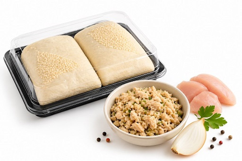 250g Wost. Basar Usbekische Samsa mit Hühnerfleischfüllung // Самса с Курицей