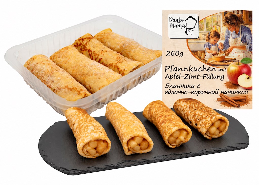 260 г Spasibo Mama Блинчики с вишней и творогом