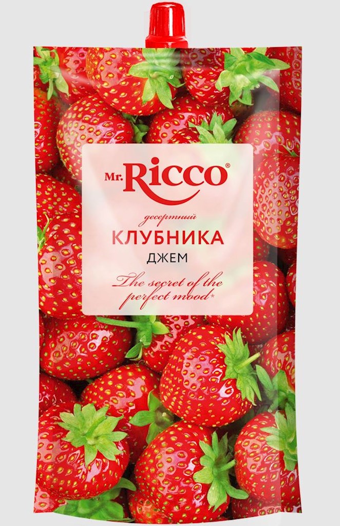 300g Mr.Ricco Brotaufstrich aus Erdbeeren // Джем Клубничный 