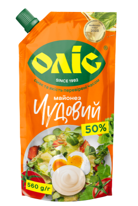 300g OLIS Mayonnaise  „Chudovyi“ 50% Fett // Майонез «Чудовий» 50% 300g OLIS Mayonnaise  „Chudovyi“ 50% Fett // Майонез «Чудовий» 50%