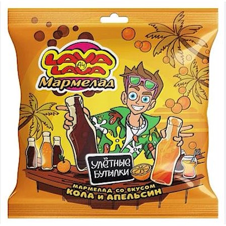 50g Lava Lava Fruchtgummis Orange/Cola  // Мармелад желейный со вкусом Апельсина и Колы 