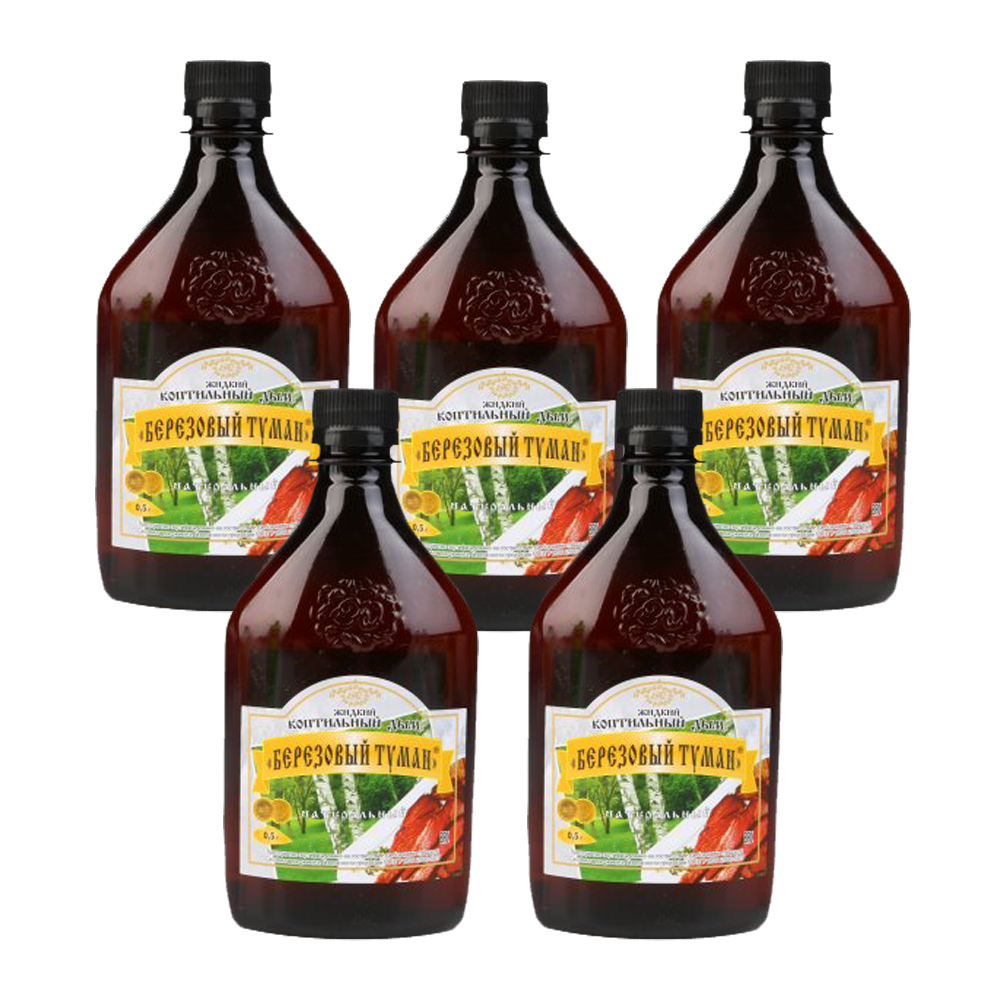 5X500ml Flüssiges Raucharoma Birke 5er SPARPACK Magic Tree ЖИДКИЙ ДЫМ