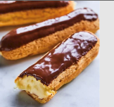 210g Spasibo Mama Blätterteig (Eclair) m Schokoladencreme // Спасибо Мама Пирожное "Эклер" Шоколадный