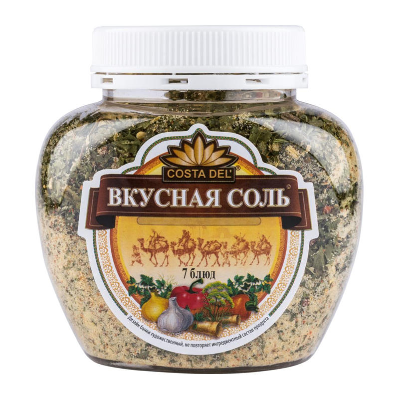 4603566903950 400g Costa Del Köstliche Salzmischung für 7 Gerichte ВКУСНАЯ СОЛЬ СМЕСЬ ДЛЯ 7 БЛЮД