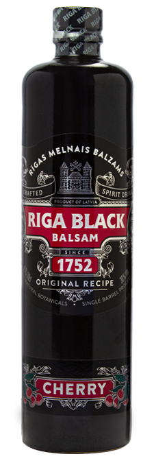 RMB-kirshu-07L Riga Balsam Black Cherry Alc.30% Vol. 0,5L Flasche