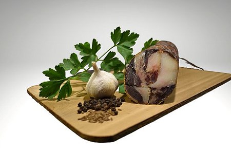 14638_26062023123500 Kazy Premium Pferdewurst Kazylyk geräuchert ca.250g // Мясо Конское вяленo-копченoe