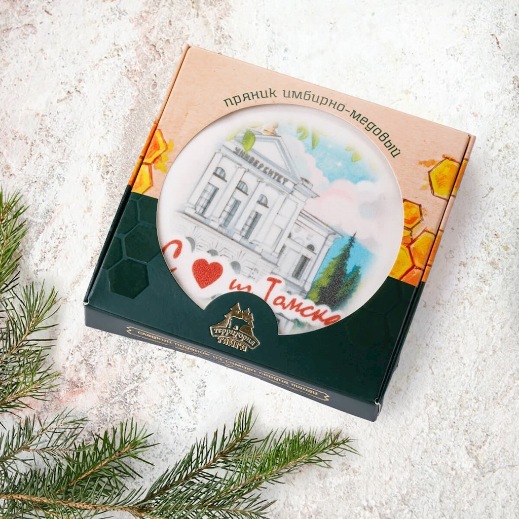 50g TerritorijaTaigi Lebkuchen Ingwer/Honig Exklusiv // Пряник имбирно-медовый