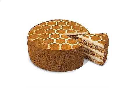 850g МЕДОВИК Torte Honigbiskuit Hausmacherrezept Tiefgekühlt