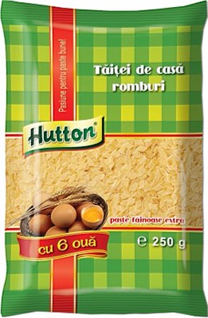 250g Hausgemachte Rautennudeln mit 6 Eiern //  Hutton Домашняя лапша ромбы с 6 яйцами