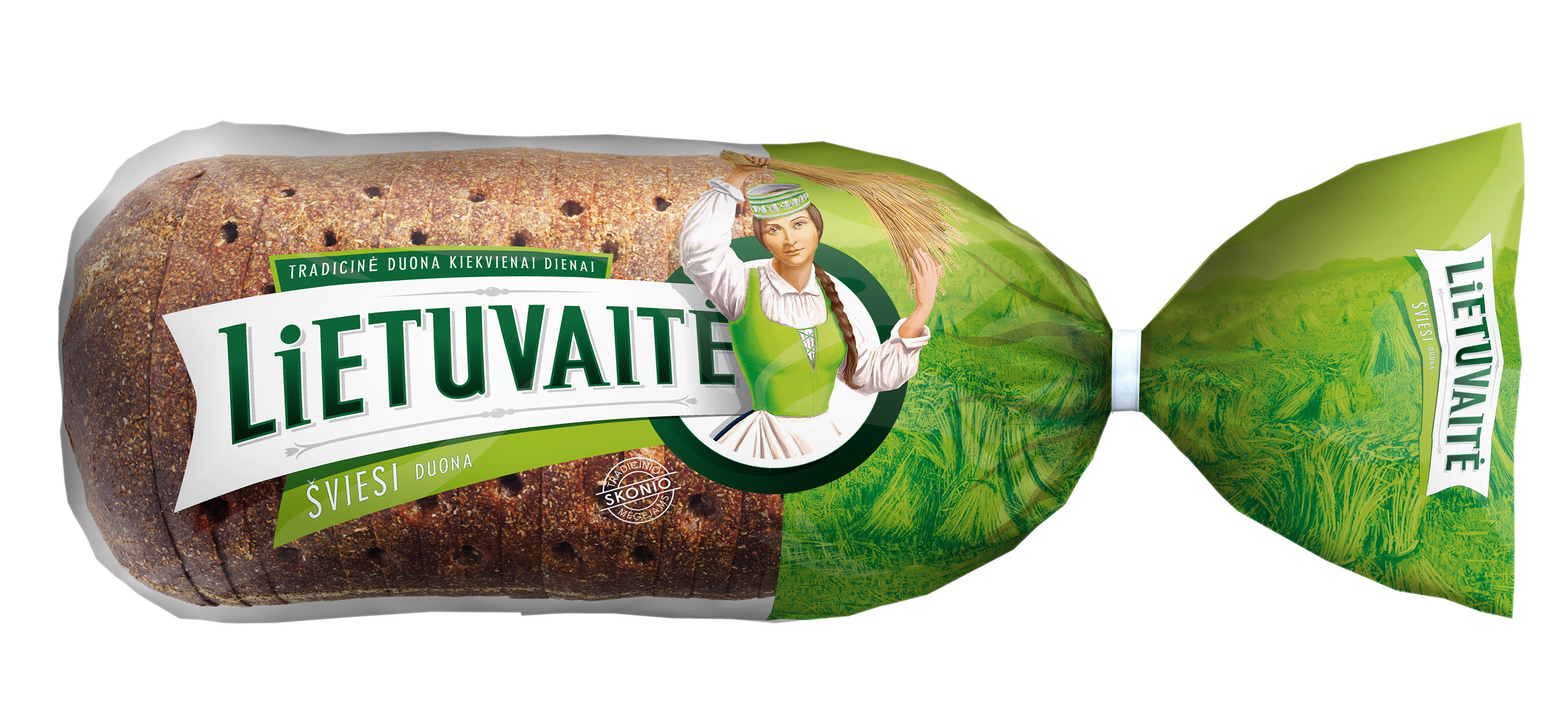 800g Lietuvaite leichtes Roggenbrot Tiefgekühlt -18°C