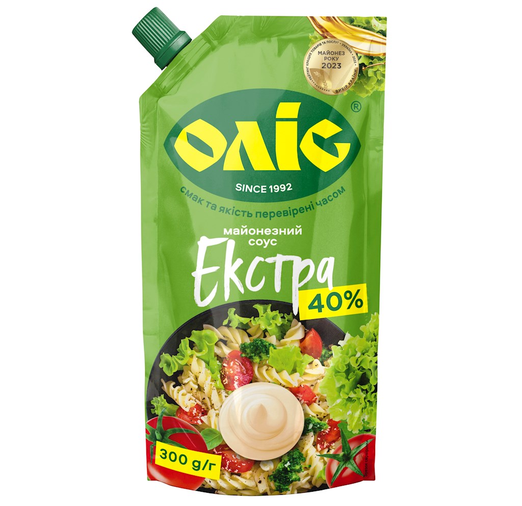 300g OLIS Mayonnaise-Sauce „Extra“ 40% Fett  // Майонезный соус «Екстра» 40%  300g OLIS Mayonnaise-Sauce „Extra“ 40% Fett  // Майонезный соус «Екстра» 40%