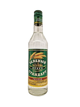 16663_30032023125000 0,5L Wodka Zelenij Standard Roggen alc.40°// Водка Зеленый Стандарт Ржаная алк.40°