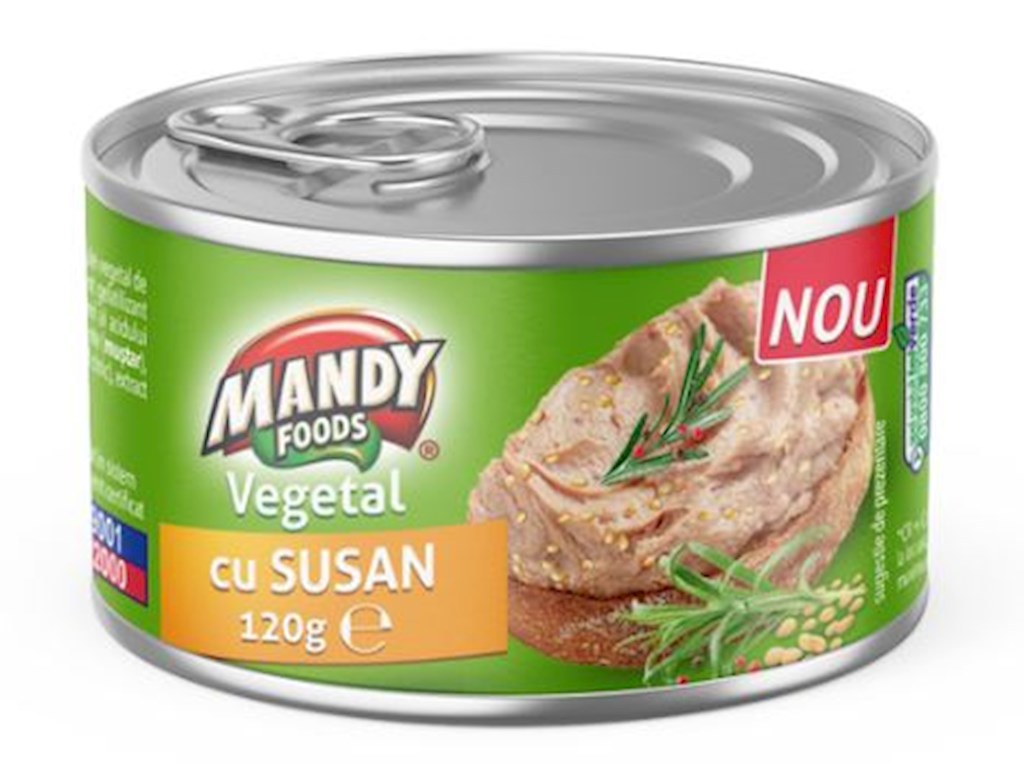 120g Mandy Foods Gemüseaufstrich m Sesam/Pate susan // Овощной Паштет с кунжутом 120g Mandy Foods Gemüseaufstrich m Sesam/Pate susan // Овощной Паштет с кунжутом