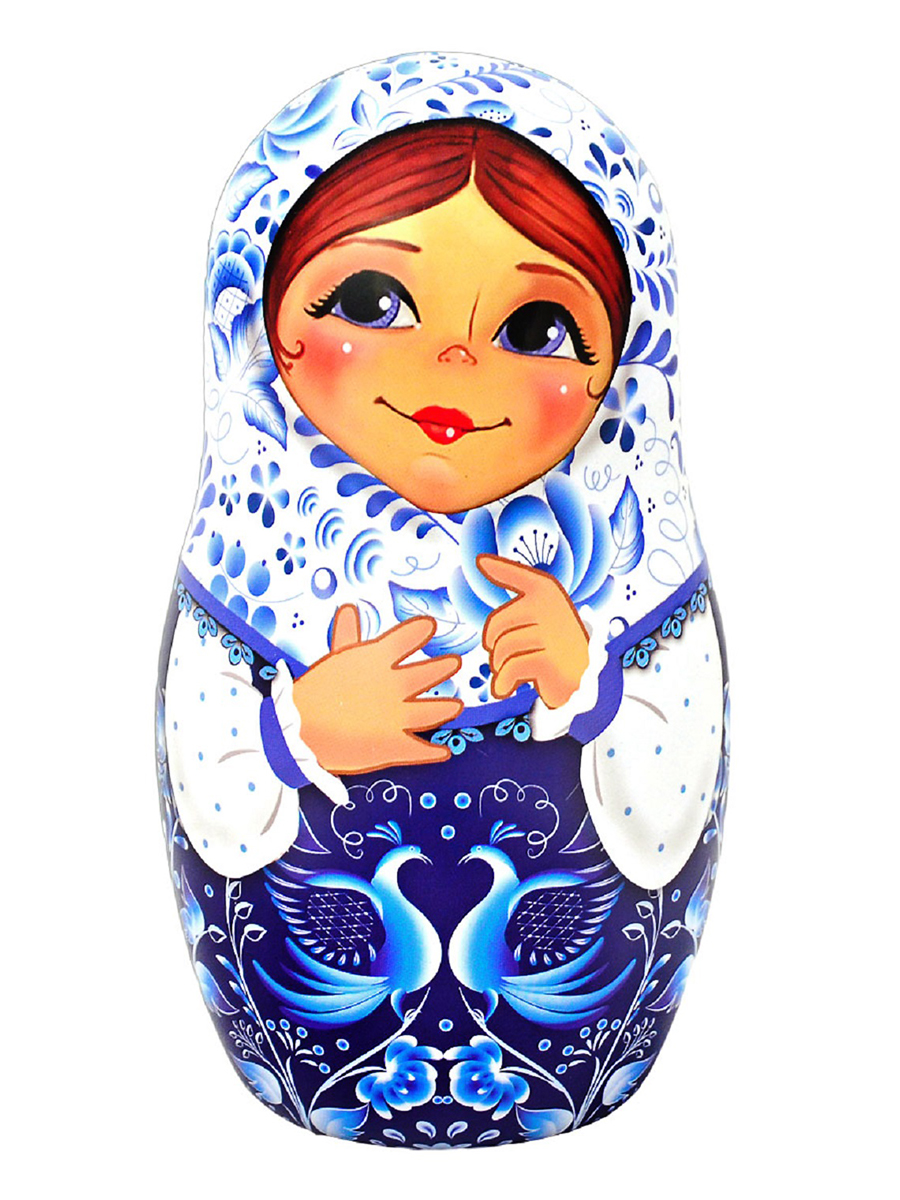 32346_1 50g Ceylon Tee OPA Standart Russische MATRJOSCHKA Blau Чай Цейлонский подарочный