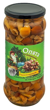 530g YES! Pilze Stockschwämchen mild gesalzen // Опята малосольные 530g YES! Pilze Stockschwämchen mild gesalzen // Опята малосольные