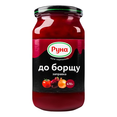 470g Runa Sapravka für Suppe Bortsch  // Руна заправка для борщу  470g Runa Sapravka für Suppe Bortsch  // Руна заправка для борщу