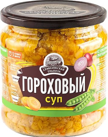 470g Semiluki Erbsensuppe  // Гороховый суп 
