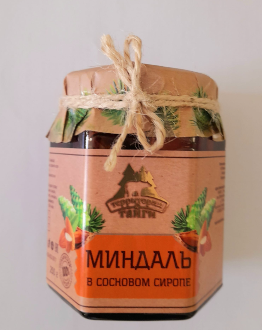250g TerritorijaTaigi Mandeln in Kiefernsirup // Миндаль в сосновом сиропе 250g TerritorijaTaigi Mandeln in Kiefernsirup // Миндаль в сосновом сиропе