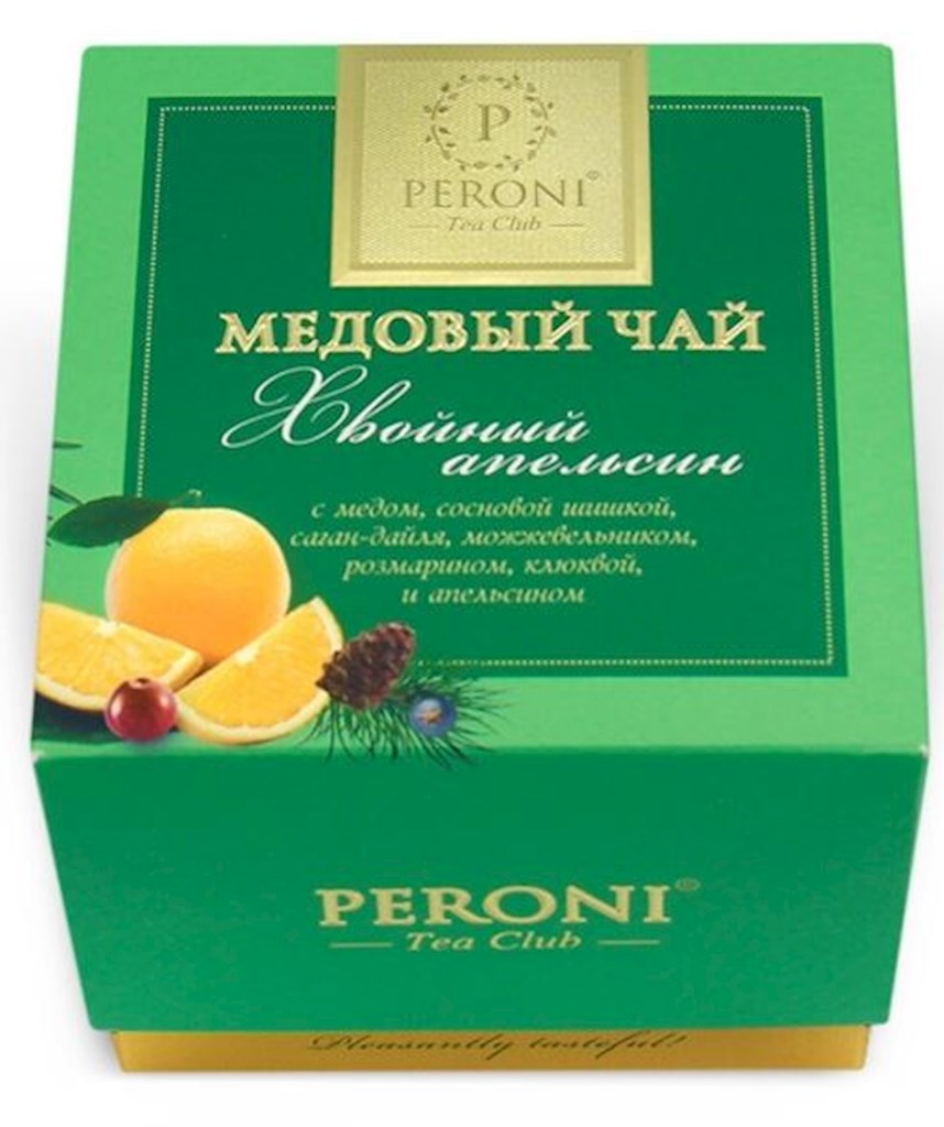 45g Peroni Honig-Tee –Mischung  „Kiefernorange“ // Медовый чай "Хвойный апельсин"