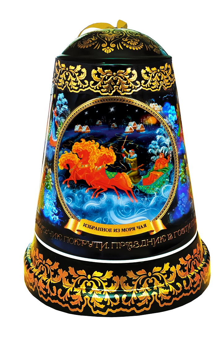 26075 50g Ceylon Tee OPA Standart Russische TROIKA Melodie Glöckchen Чай Цейлонский подарочный