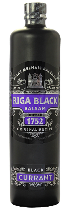 RMB-upenu-07L Riga Balsam Black Currant Alc.30% Vol. 0,5L Flasche