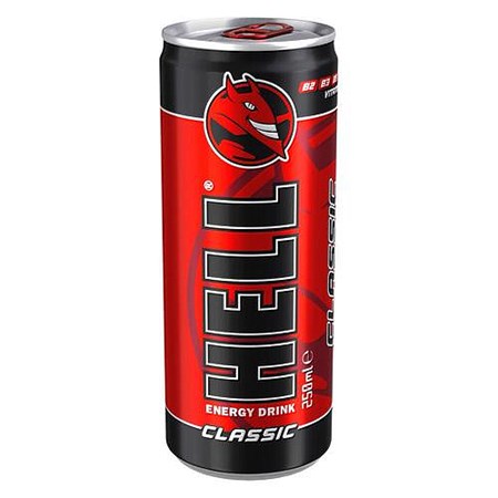 250ml Energy Drink classic // HELL Энергетический напиток классик