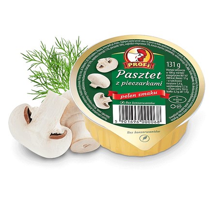 131g Profi Geflügelpastete mit Champignons  // Паштет Куриный с Шампиньонами  131g Profi Geflügelpastete mit Champignons  // Паштет Куриный с Шампиньонами