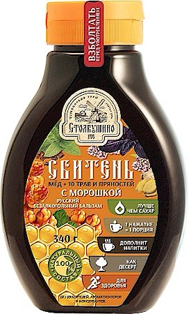 340g Stolbushino Sbiten, Moltebeersirup  mit Honig&Kräuter // Сбитень, Сироп с морошкой 340g Stolbushino Sbiten, Moltebeersirup  mit Honig&Kräuter // Сбитень, Сироп с морошкой