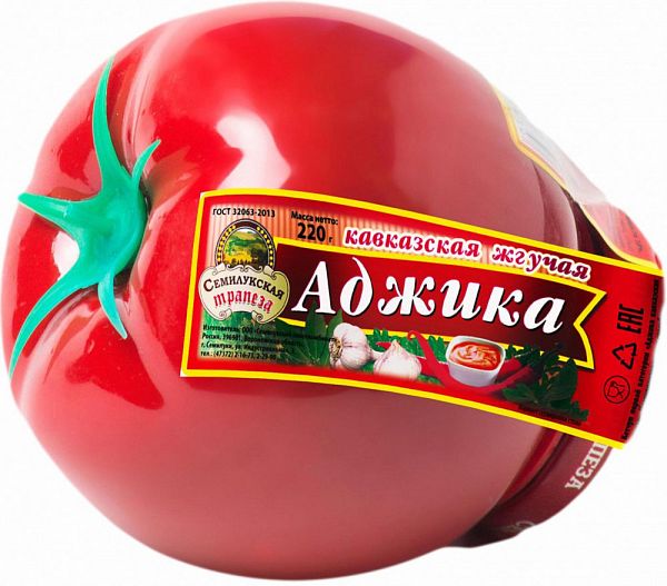 100023360660b0 220g Semiluki Adgika Sauce kaukasische Art Mittelscharf ADJIKA АДЖИКА