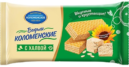 200g Waffeln mit Halva // Коломенские Вафли с Халвой