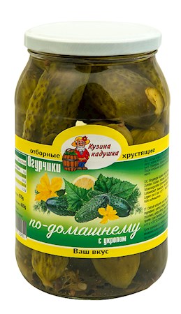 870g Kuz. Kad. Gurken po-domaschnemu mit Dill // Огурцы по-домашнему с укропом 870g Kuz. Kad. Gurken po-domaschnemu mit Dill // Огурцы по-домашнему с укропом