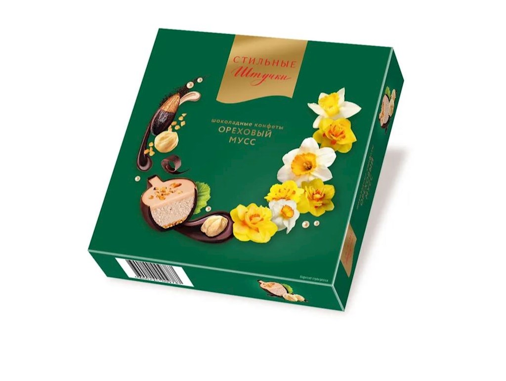 104g Stilnie Stuchki Pralinen „Nussmousse“ // Конфеты шоколадные "Ореховый мусс"  104g Stilnie Stuchki Pralinen „Nussmousse“ // Конфеты шоколадные "Ореховый мусс"