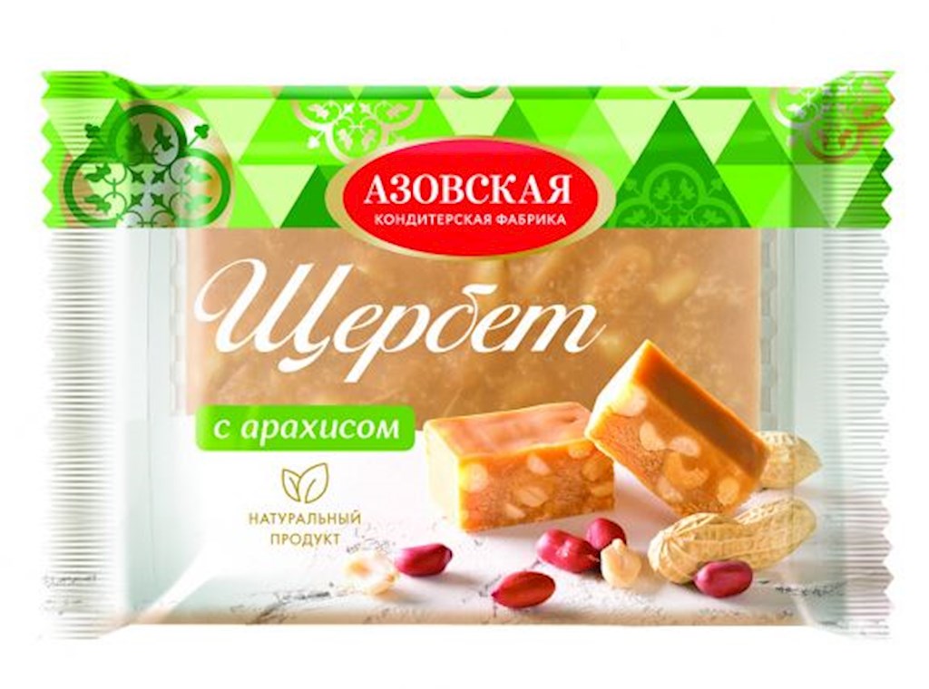 200g AKF Weichkaramell-Scherbet mit Erdnüssen // Щербет с арахисом