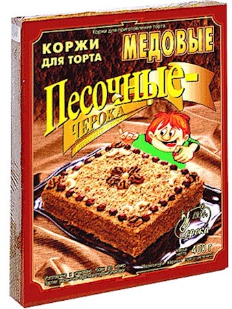 400g Cheroka Mürbeteig-Tortenboden für Honigtorte  // Черока Коржи для торта песочные медовые