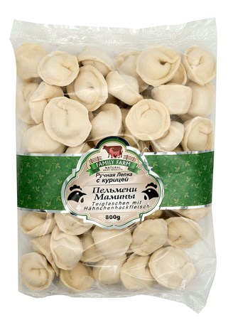 800g Mama's Pelmeni Handgemacht mit Hähnchenfleisch Tiefkühlkost