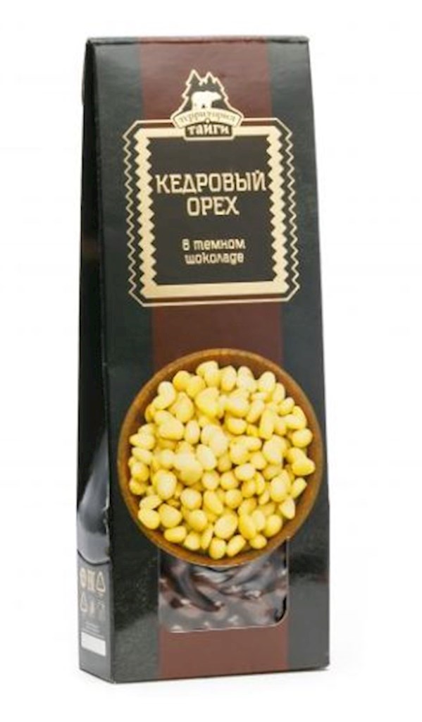 100g TerritorijaTaigi Pinienkerne in Bitterschokolade // Кедровый Орех в темном Шоколаде  100g TerritorijaTaigi Pinienkerne in Bitterschokolade // Кедровый Орех в темном Шоколаде