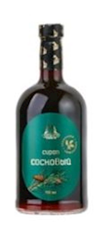 500g TerritorijaTaigi Zuckersirup aus Tannenzapfen // Сосновый сироп из шишек (бутылка) 