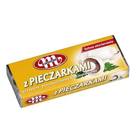 100g Mlekovita Schmelzkäse mit Pilze // Сыр плавленый с грибами 