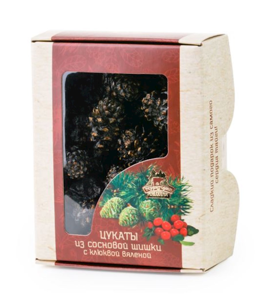 150g Terr.Taigi kandierte Tannenzapfen mit Moosbeere // Цукаты из Сосновых шишкек с клюквой 150g Terr.Taigi kandierte Tannenzapfen mit Moosbeere // Цукаты из Сосновых шишкек с клюквой